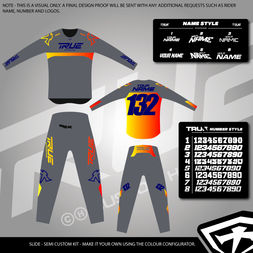 SLIDE - YOUTH SEMI CUSTOM MX KIT