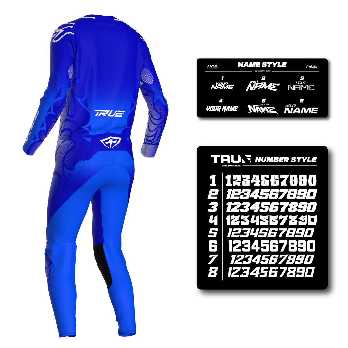 DNA BLUE/WHITE - ADULT AT33 MX KIT COMBO - FREE SUBLIMATION PRINTING INCLUDED