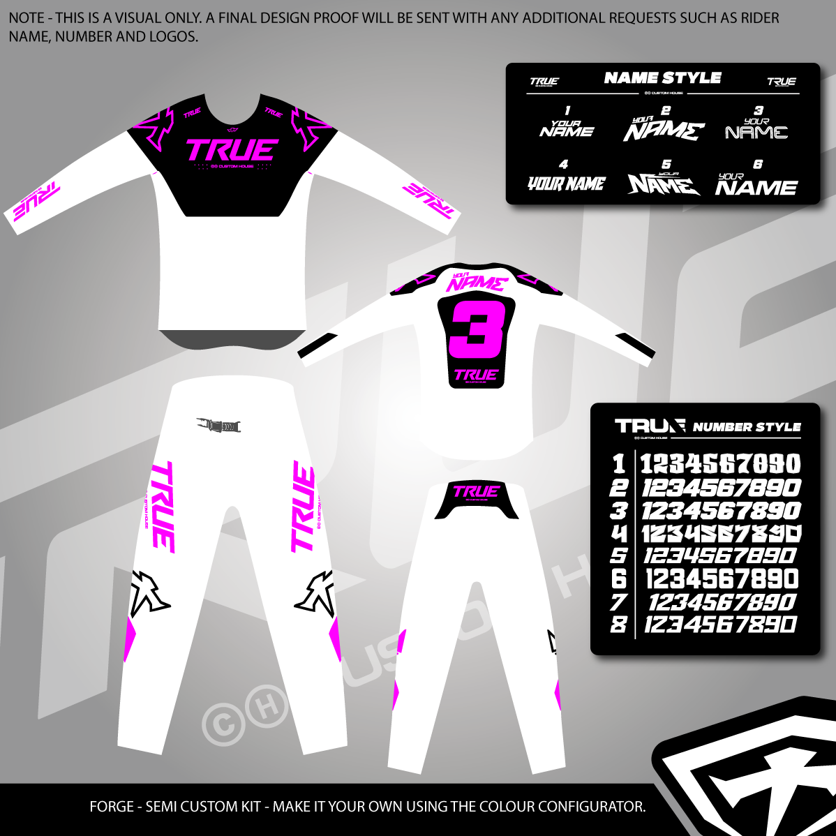 FORGE - YOUTH SEMI CUSTOM MX KIT