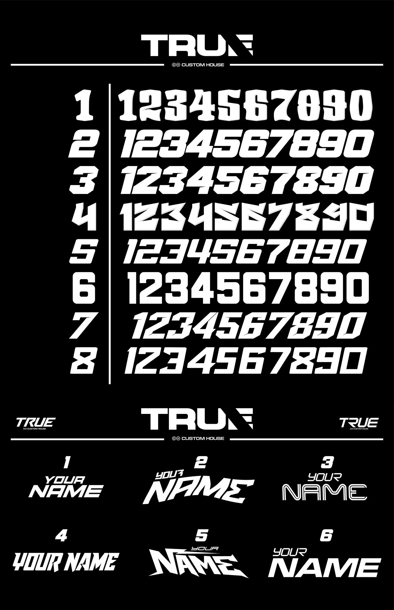 HONDA CLEAN SEMI CUSTOM GRAPHICS KIT