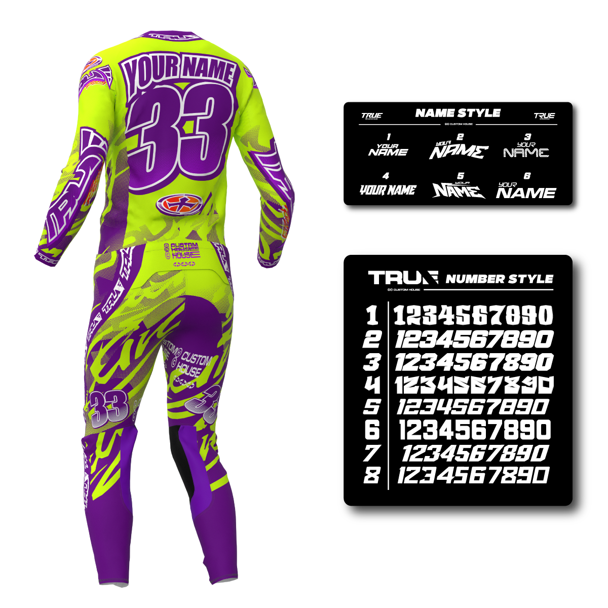 94 BABY - FLUORESCENT ADULT AT33 MX KIT COMBO - FREE SUBLIMATION PRINTING INCLUDED