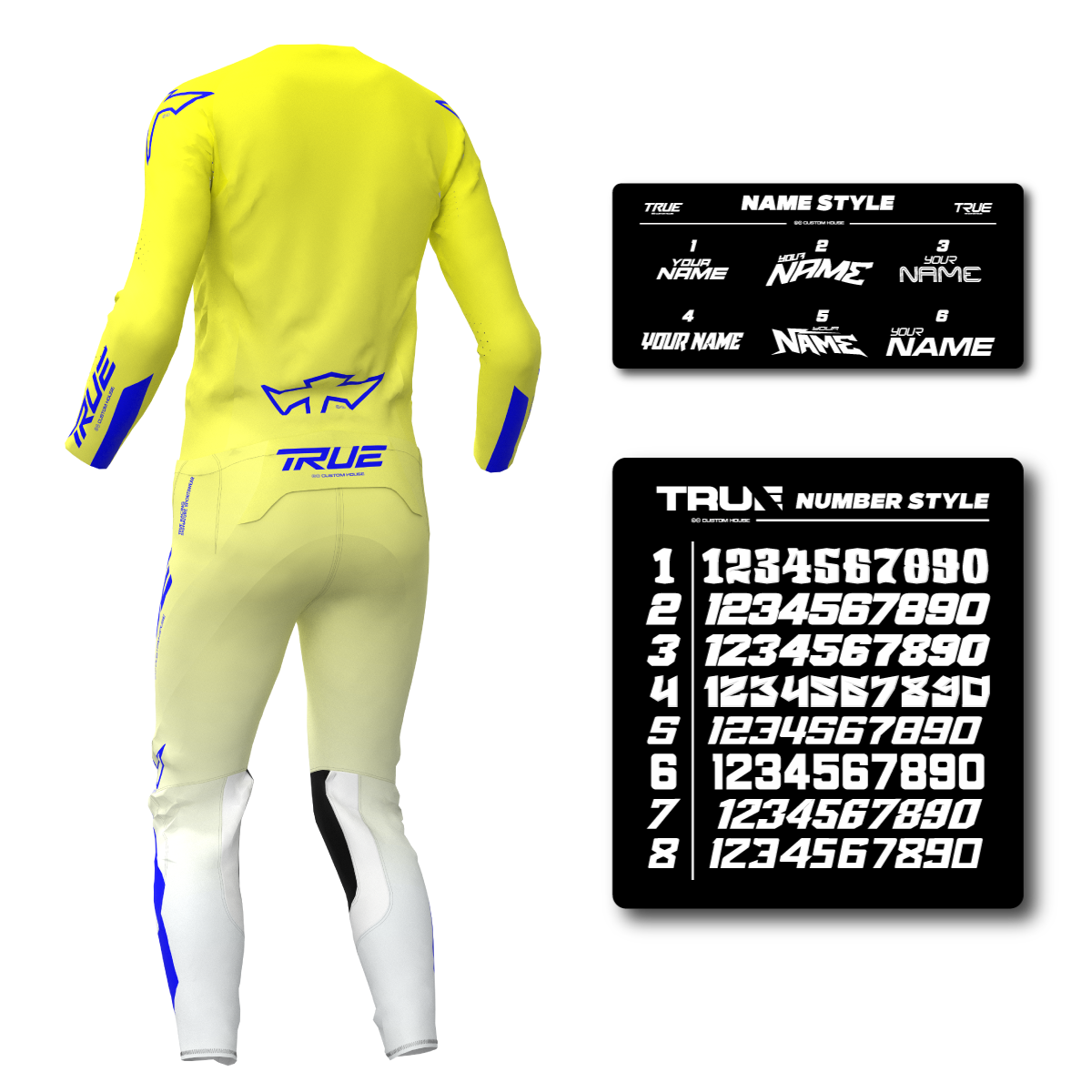 GRADED - YELLOW YOUTH AT33 MX KIT COMBO - FREE SUBLIMATION PRINTING INCLUDED