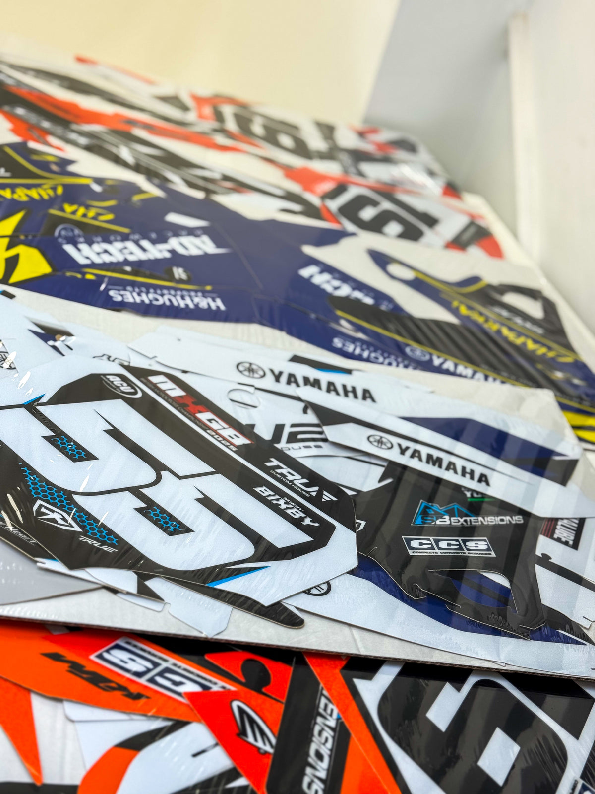 FULL CUSTOM MX GRAPHICS KIT - MINI WARRIOR (50/65CC KIDS BIKES)