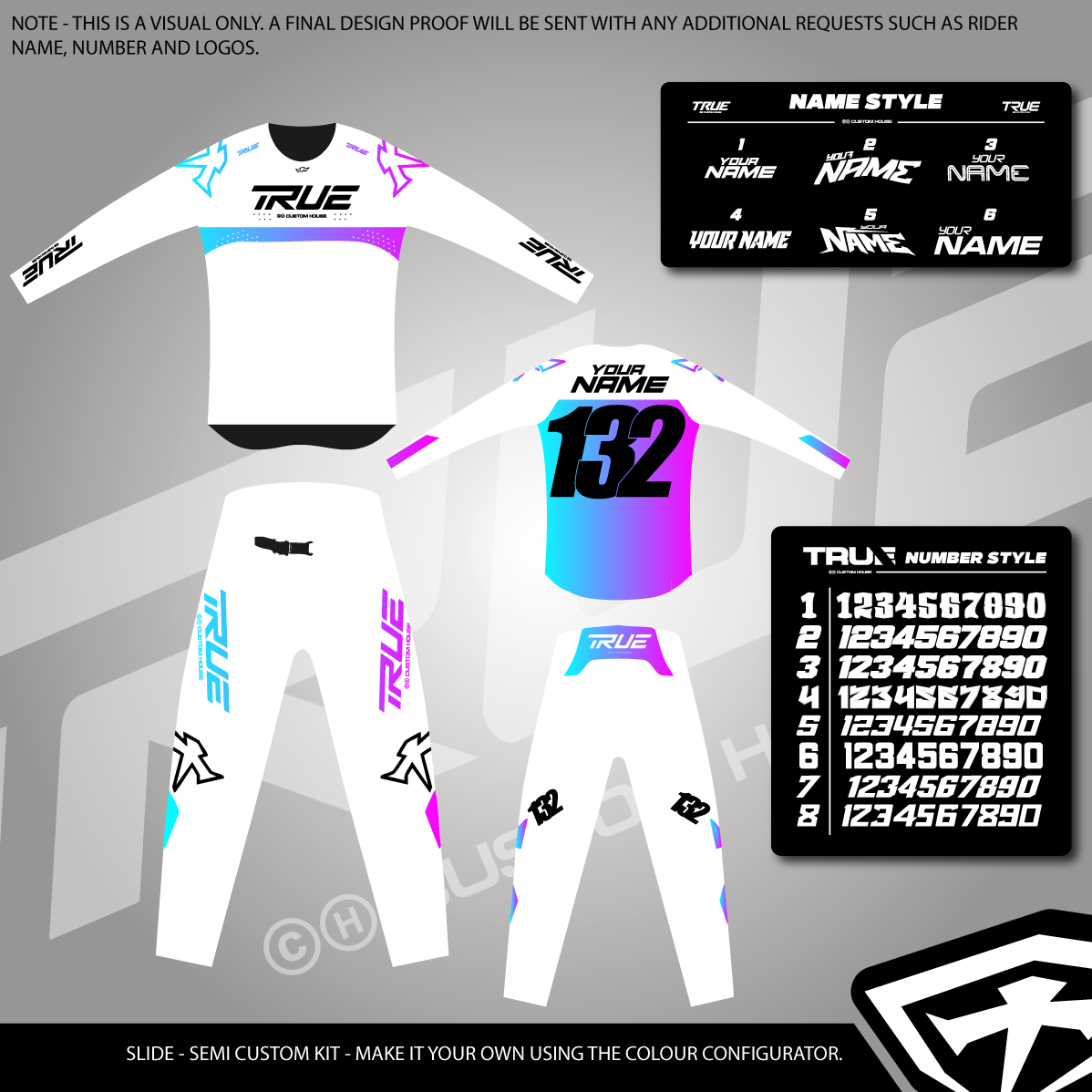 SLIDE - YOUTH SEMI CUSTOM MX KIT